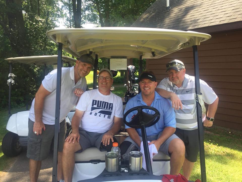 golf cart foursome